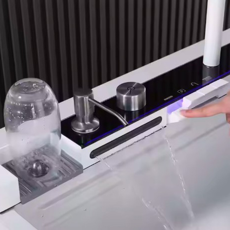 Multifunctional Digital Display Waterfall Sink